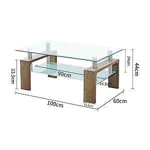 glass coffee table