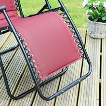durable steel frame with footrest on the relaxer chair