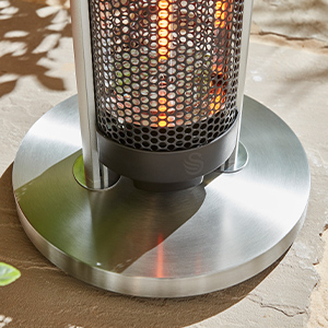 portable patio heater with safety switch