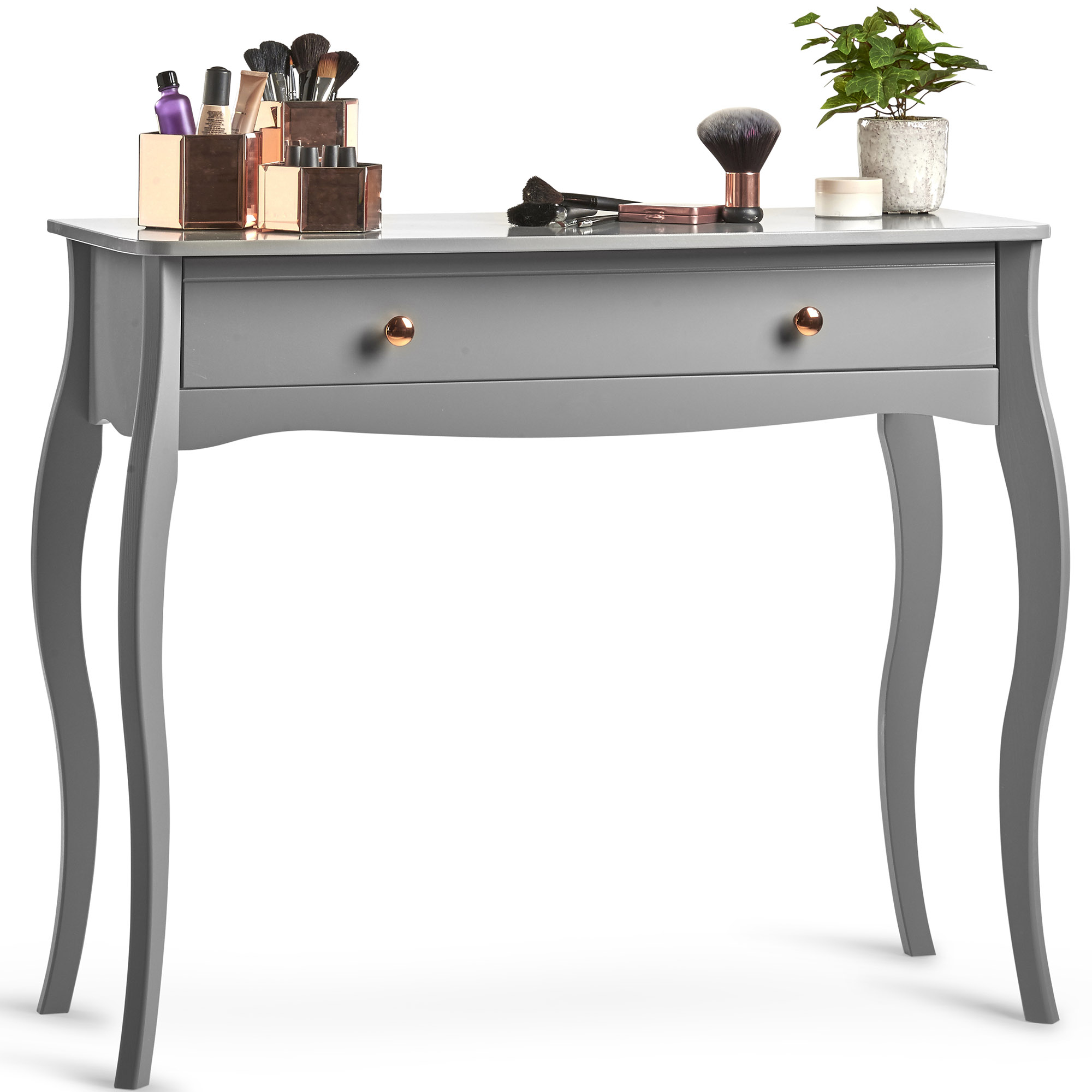 BTFY Grey Dressing Table Desk