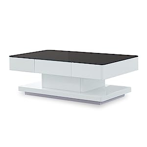 BCT021BL 2 drawers coffee table