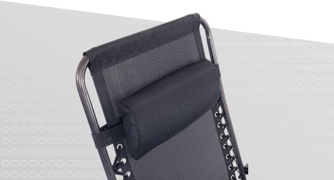 Oypla Folding Reclining Garden Deck Chair Sun Lounger Zero Gravity