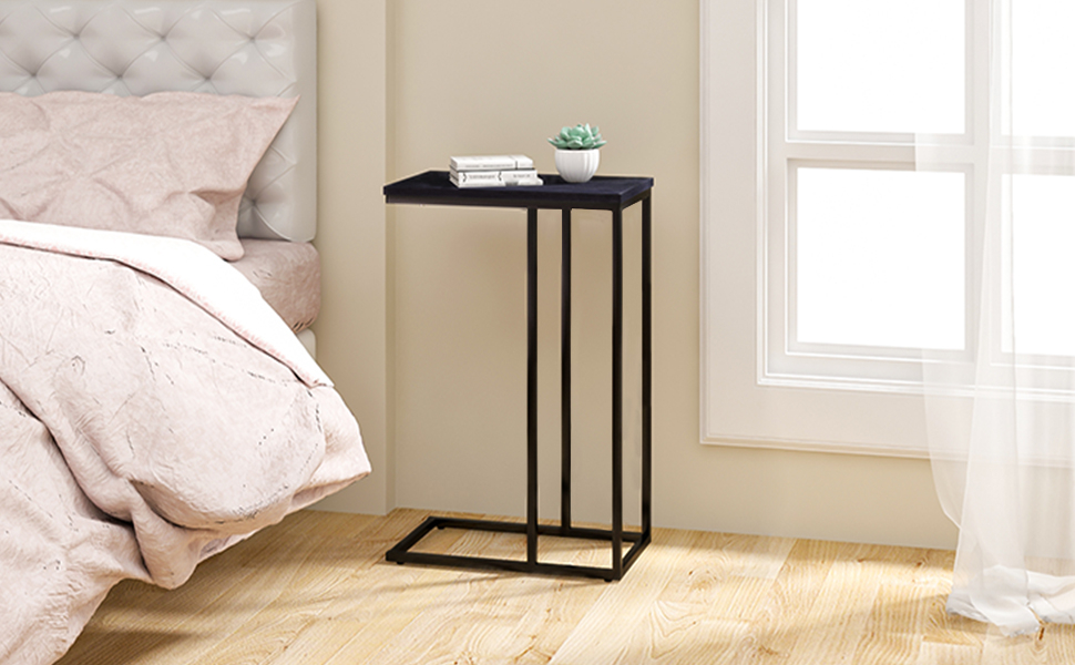 black end table